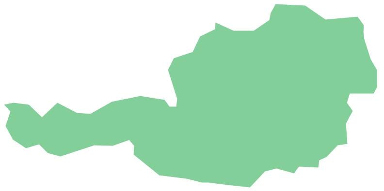 ავსტრიაში ვექტორული რუკა