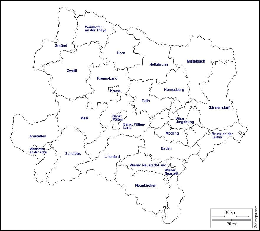 რუკა მედლინგი ავსტრია