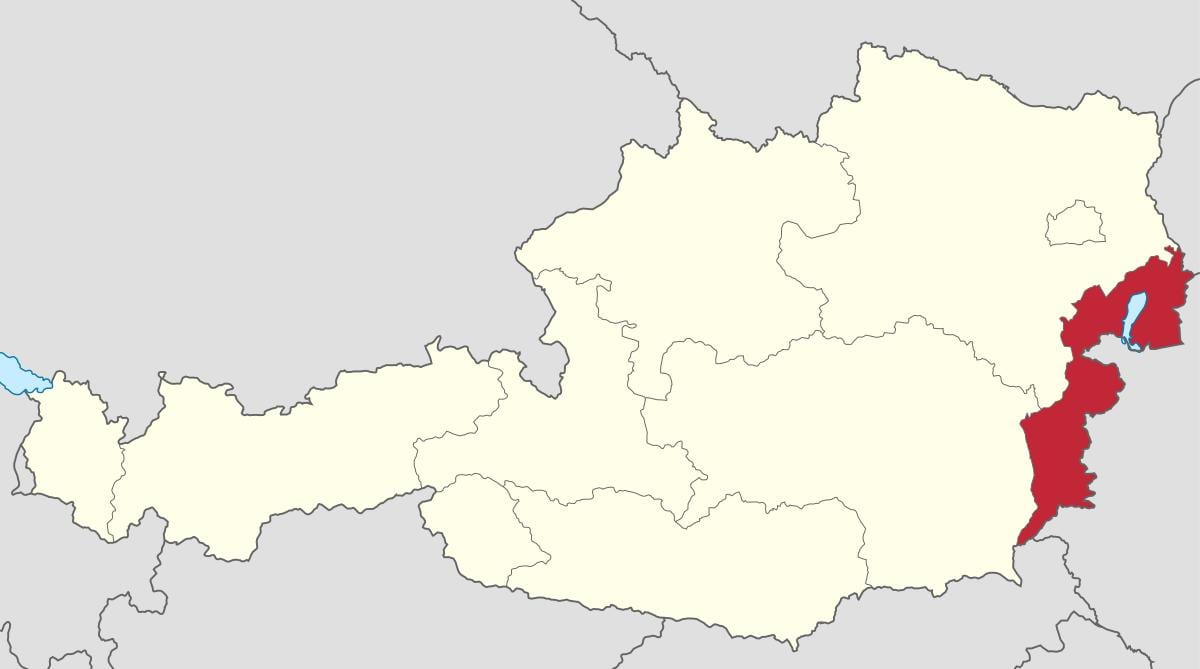 რუკა burgenland ავსტრია