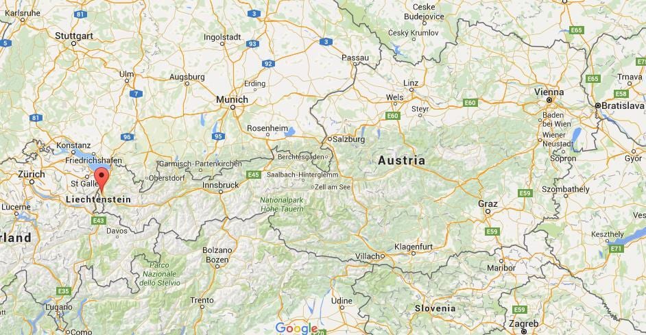 რუკა feldkirch ავსტრია
