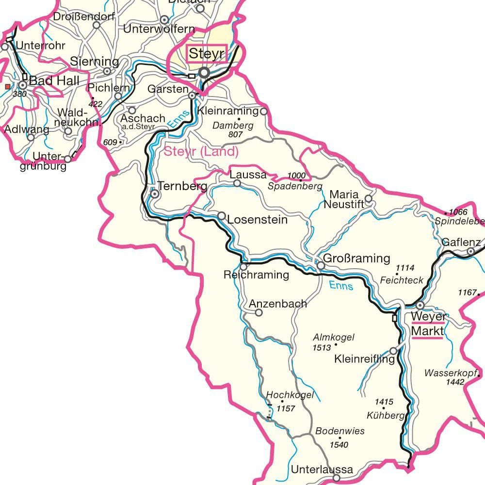 რუკა steyr ავსტრია 
