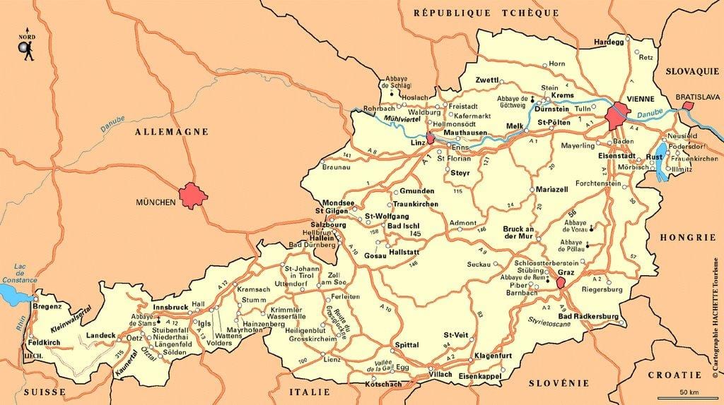 რუკა wien ავსტრიაში