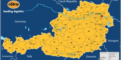 რუკა ავსტრიაში საფოსტო ინდექსი 