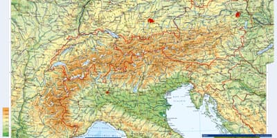 რუკა ავსტრია ტოპოგრაფიული