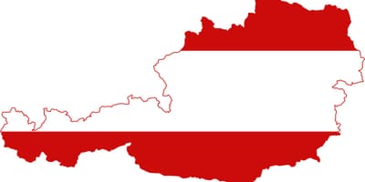 ავსტრიის რუკა დროშა