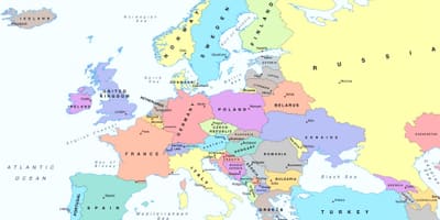 ევროპის რუკა გვიჩვენებს, ავსტრია
