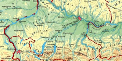 რუკა ზემო ავსტრიის