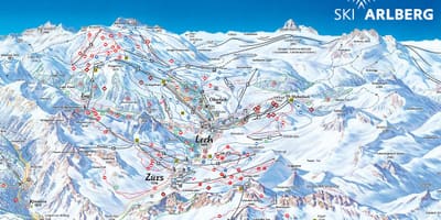 რუკა arlberg ავსტრია