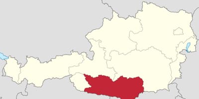 რუკა carinthia ავსტრია 