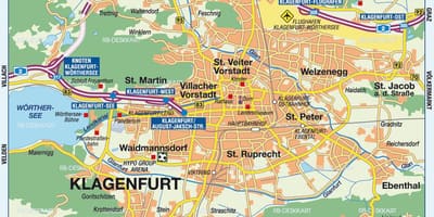 რუკა klagenfurt ავსტრია