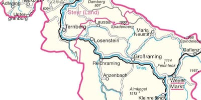 რუკა steyr ავსტრია 